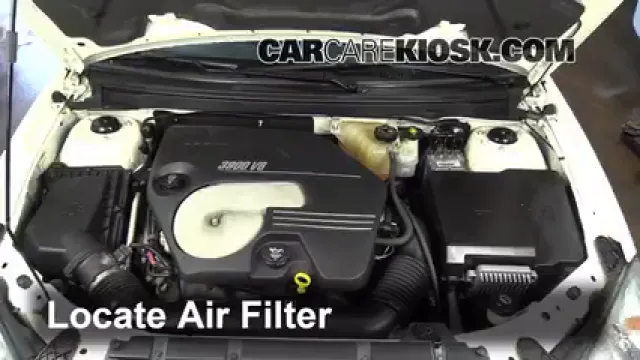 2008 Pontiac G6 GT 3.9L V6 Convertible (2 Door) Filtre à air (moteur) Changement